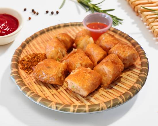 腐竹鲜虾卷 Yuba Shrimp Rolls